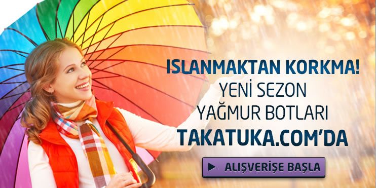 Yeni Sezon Yağmur Botlarında Büyük İndirim