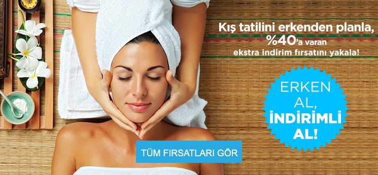 Kış Tatilinde %40 Erken Rezervasyon İndirimi