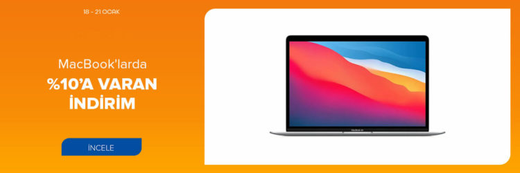 Teknosa'da MacBook'larda %10'a Varan İndirim!