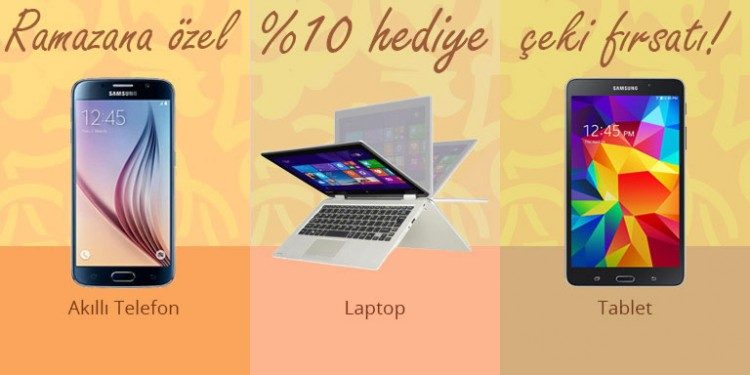 Ramazana Özel %10 Teknosa Hediye Çeki