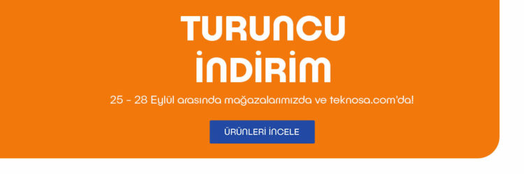 Teknosa Turuncu İndirimi!