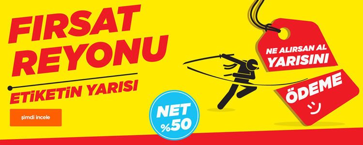 Toyzz Shop'ta Etiketin Yarısı!