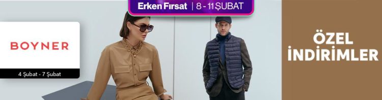 Boyner'de Özel İndirim!