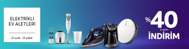 Trendyol'da Elektrikli Ev Aletlerinde %40'ae Varan İndirim!