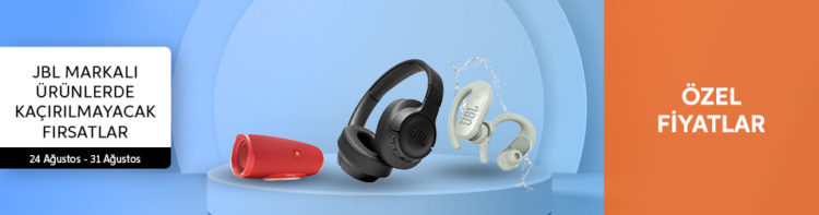 JBL Ürünlerinde Kaçırılmayacak Fiyatlar!