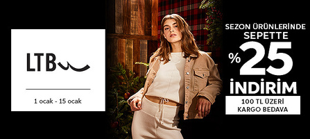 LTB'de %25 İndirim!