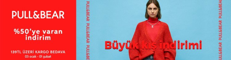 Pull & Bear'da %50'ye Varan İndirim!