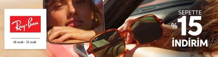 Ray Ban'da %15 İndirim!
