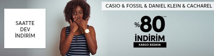 Saatte %80'e Varan Dev İndirim!