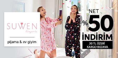 Suwen'de %50 İndirim!