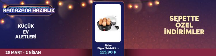 Tendyol'da Küçük Ev Aletleri Fırsatı!