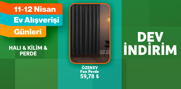 Tendyol'da Ev Alışverişi Günleri!