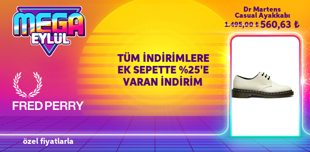 Fred Perry'de %25 Ekstra İndirim