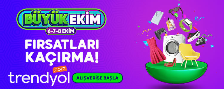 Trendyol'da 3 Güne Özel Büyük Ekim İndirimi Başladı!