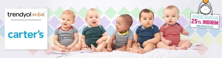 Trendyol İndirim Kuponu: Carter's ve Oshkosh 25 TL İndirimli