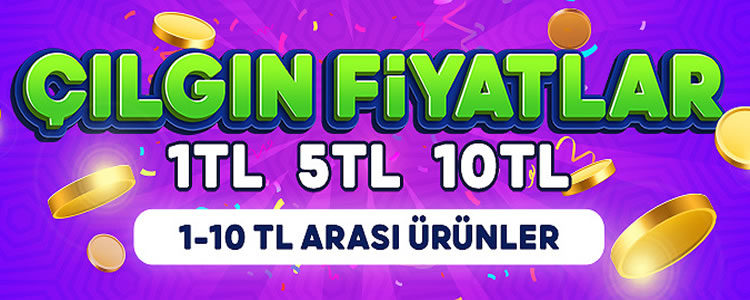 Trendyol'da Çılgın Fiyatlar: Her Şey 1-5-10 TL!