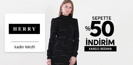 Herry'de %50 İndirim