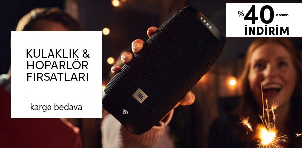 Kulaklık & Hoparlörlerde %40'a Varan İndirim!
