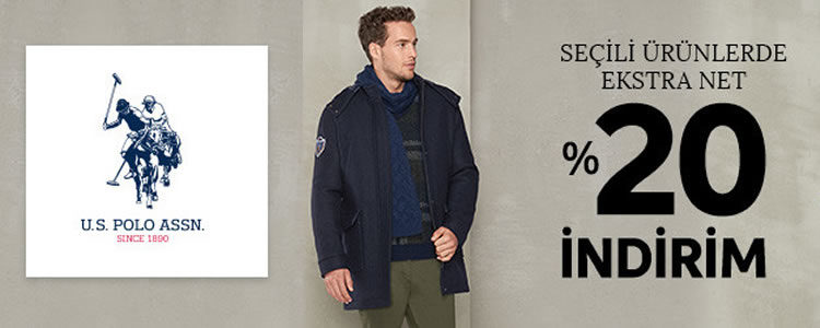U.S. Polo Assn. %20 Ekstra İndirimli