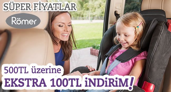 Römer Ürünlerine Özel 100 TL unnado İndirim Kampanyası