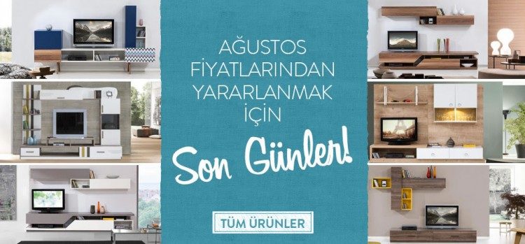 İndirimli TV Üniteleri İçin Son Günler