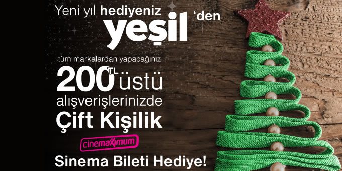 Çift Kişilik Cinemaximum Sinema Bileti Hediye!