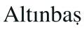 Altınbaş